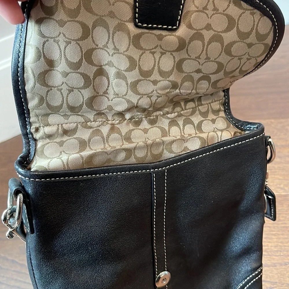 Coach Black Crossbody Bag - Picture 6 of 7